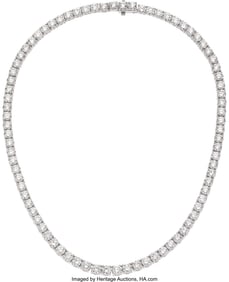 55125&colon; Diamond&comma; White Gold Necklace  Stones&colon; Full-cut d