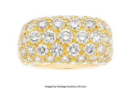 55070&colon; Oscar Heyman Diamond&comma; Gold Ring  Stones&colon; Full-cu