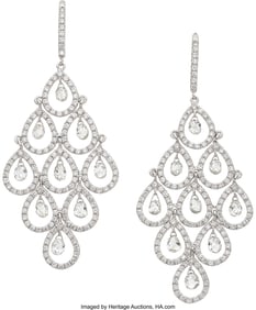 55242&colon; Diamond&comma; White Gold Earrings  Stones&colon; Diamond br