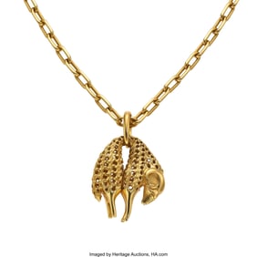 55411&colon; Cartier Gold Pendant-Necklace  Metal&colon; 18k gold M
