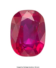 55137&colon; 2&period;46 ct Burma Ruby  Shape&colon; Oval Measurements&colon; 8&period;