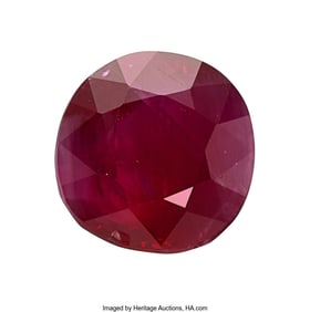 55140&colon; 3&period;54 ct Burma Ruby  Shape&colon; Oval Measurements&colon; 9&period;