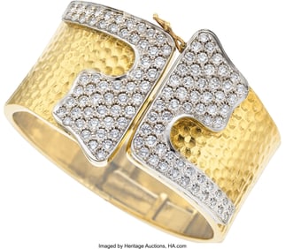 55386&colon; Sal Praschnik Diamond&comma; Gold Bracelet  Stones&colon; Fu