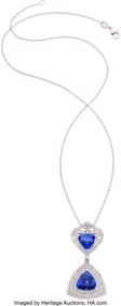 55421&colon; Oscar Friedman Tanzanite&comma; Diamond&comma;  Platinum Pen