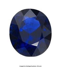 55142&colon; 4&period;76 ct Burma Sapphire  Shape&colon; Oval Measurements
