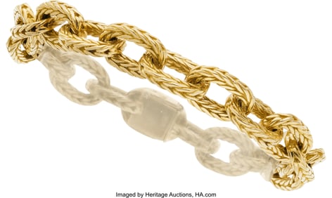 55397&colon; Chaumet Gold Bracelet&comma; French  Metal&colon; 18k gold M