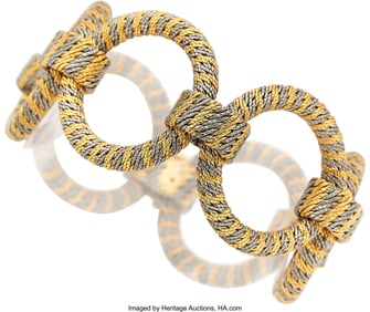 55398&colon; Georges L'Enfant for Tiffany & Co&period; Gold Bracelet