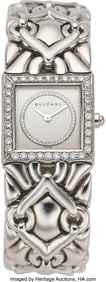 55399&colon; Bvlgari Diamond&comma; White Gold Trika Watch  Case&colon; 2