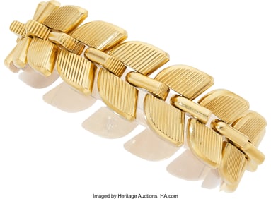 55319&colon; Boucheron Gold Bracelet&comma; English  Metal&colon; 18k gol