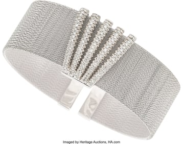 55448&colon; Roberto Legnazzi Diamond&comma; White Gold Bracelet  S