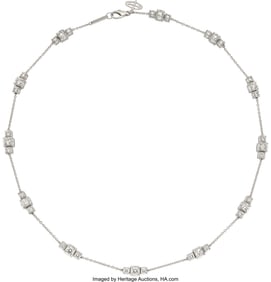 55450&colon; Michael B&period; Diamond&comma; Platinum Necklace  Stones&colon; F