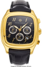 55456&colon; David Yurman Gold Thoroughbred Watch&comma;  circa 200