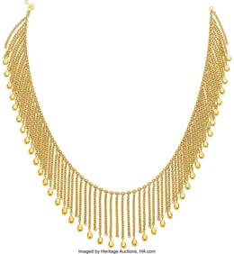 55473&colon; Van Cleef & Arpels Gold Necklace  Metal&colon; 18k gol