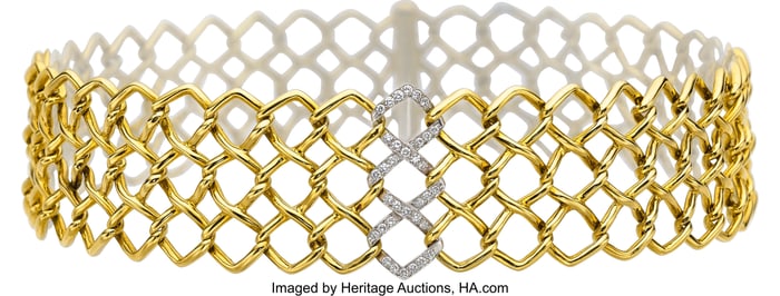 55479&colon; Paloma Picasso for Tiffany & Co&period; Diamond&comma;  Plati