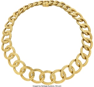 55483&colon; Van Cleef & Arpels Gold Necklace  Metal&colon; 18k gol