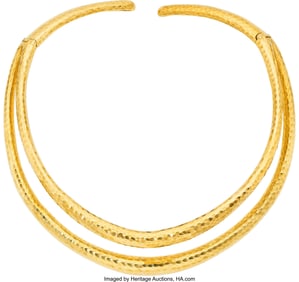 55487&colon; Andrew Clunn Gold Necklace  Metal&colon; 18k gold Mark