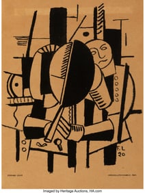 31043: Fernand Léger (French, 1881-1955) La femme au m