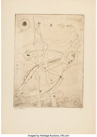 31003: André Masson (French, 1896-1987) Le génie de l