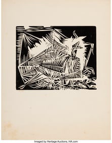 31029: Pablo Picasso (Spanish, 1881-1973) Le pigeonneau