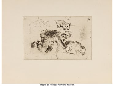 31069: Marc Chagall (French, 1887-1985) Notre art déme