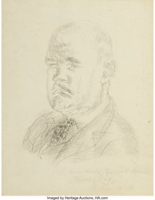 31092: Raoul Dufy (French, 1877-1953) Portrait of Ambro