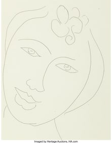 31034: Henri Matisse (French, 1869-1954) One Work, from