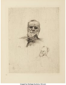 31094: Auguste Rodin (French, 1840-1917) Victor Hugo, d