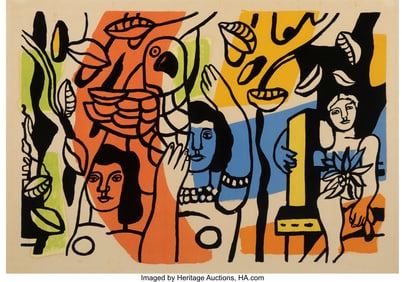 31037: Fernand Léger (French, 1881-1955) Les femmes au