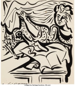 31012: André Masson (French, 1896-1987) Allégorie des
