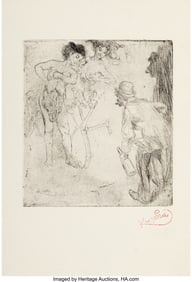 31075: Frantisek Kupka (Czech, 1871-1957) The Alcoholic