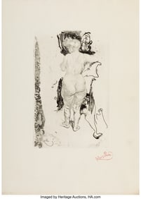 31076: Frantisek Kupka (Czech, 1871-1957) Nude from Beh