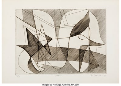31063: Stanley William Hayter (British, 1901-1988) Le C