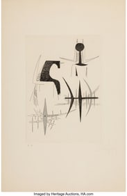 31021: Wifredo Lam (Cuban, 1902-1982) Untitled, from Pa