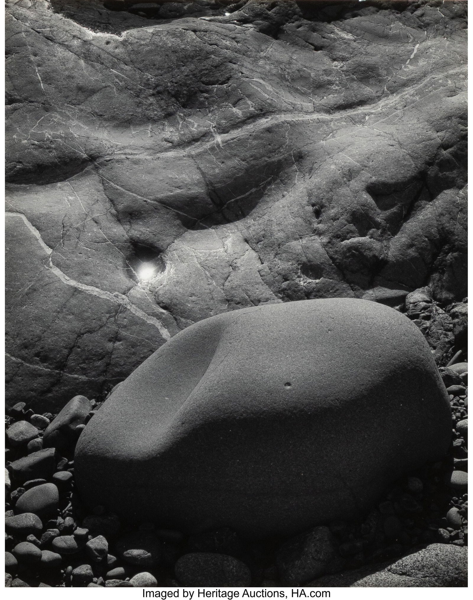 Paul Caponigro (American, 1932-2024) Nahant, Mas: Paul Caponigro (American, 1932-2024) Nahant, Massachusetts, 1958 Gelatin silver print 7-1/4 x 5-3/4 inches (18.4 x 14.6 cm) (image/