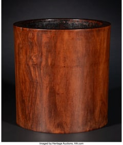 78122&colon; A Chinese Huanghuali Brush Pot&comma; 18th&sol;19th centur