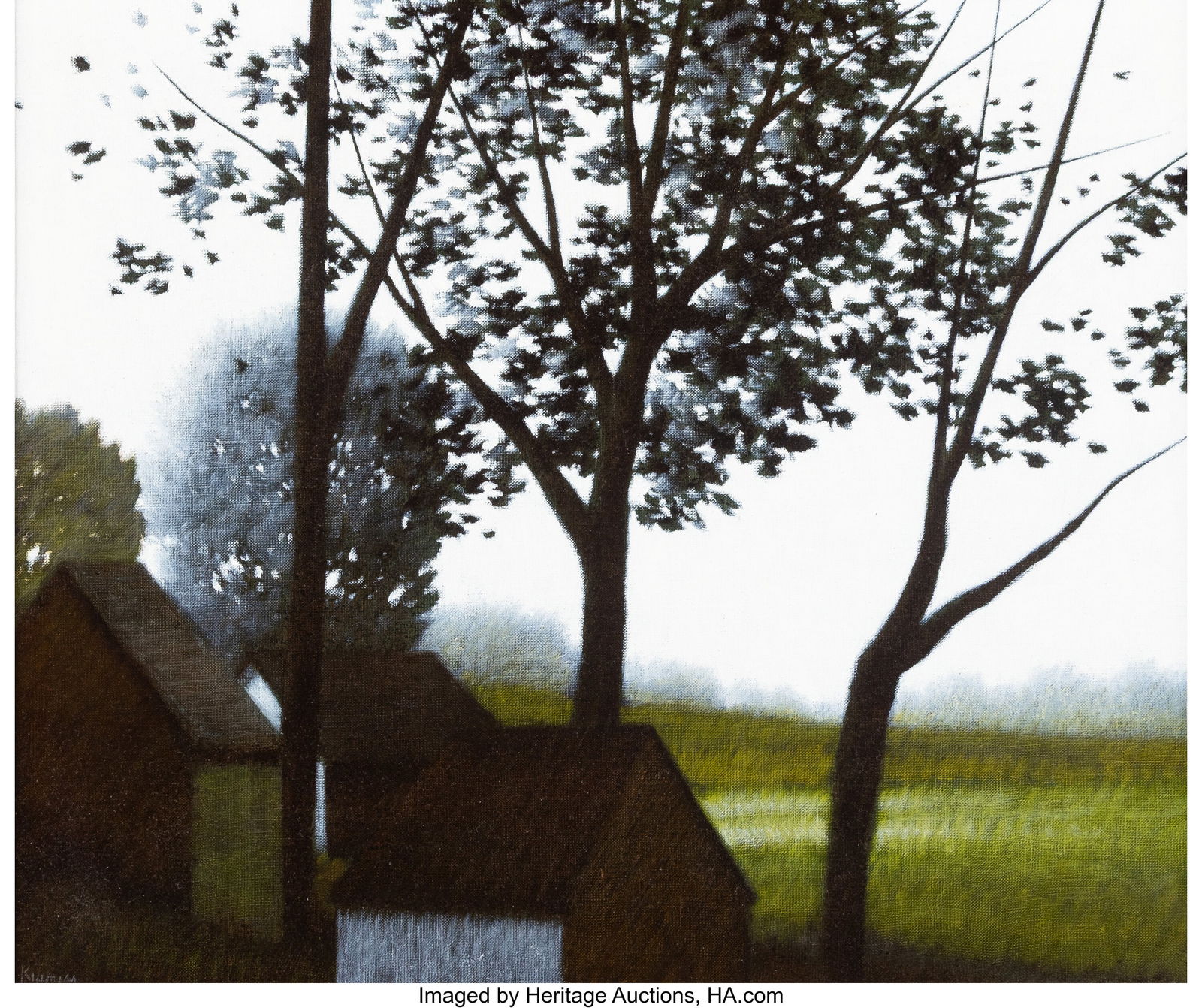 Robert Kipniss (American, b. 1931) Shade Oil on: Robert Kipniss (American, b. 1931) Shade Oil on canvas 20 x 24 inches (50.8 x 61.0 cm) Signed lower left: Kipniss PROVENANCE: Merrill Chase G