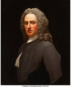 27005: After Allan Ramsay (British, 1713-1784) Portrait