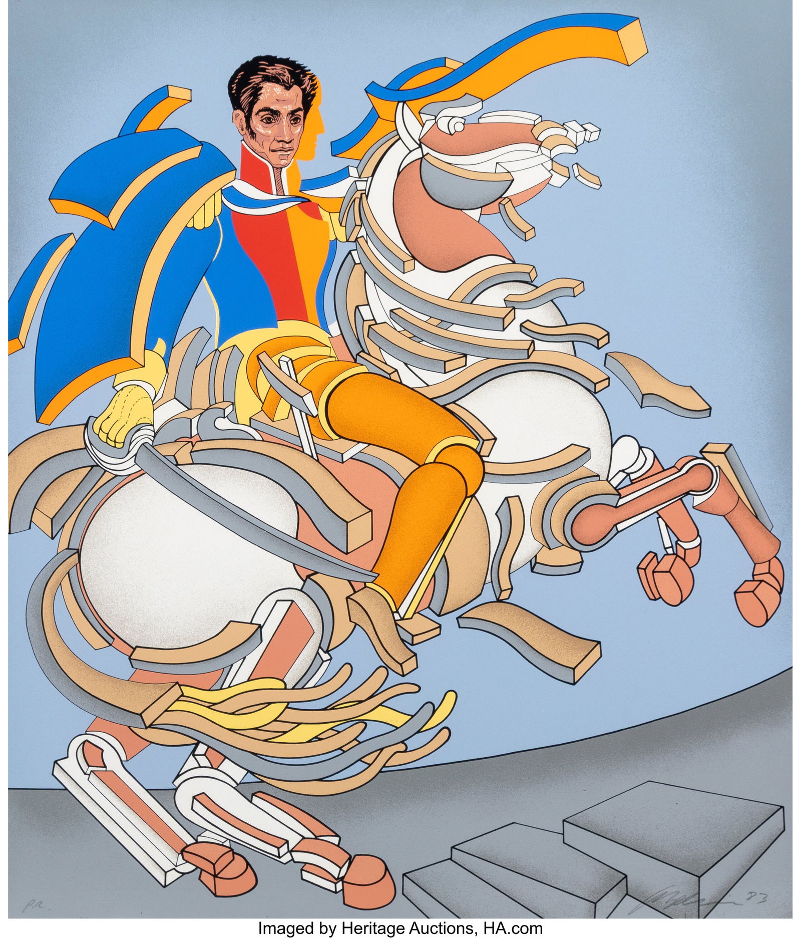 Arnold Belkin (Canadian/American, 1930-1992) Sim (1 of 2)