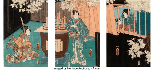 27043: Utagawa Kunisada (Japanese, 1786-1864) Mitsuuji