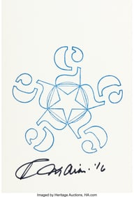 27110: Robert Indiana (American, 1928-2018) 55555, from