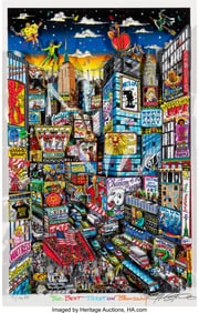 27087: Charles Fazzino (American, b. 1955) The Best Tic
