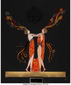27023: Erté (Romain de Tirtoff) (French, 1892-1990) Ki