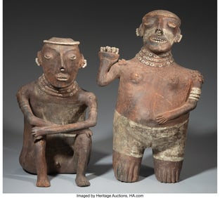 70006&colon; A Nayarit Couple  West Mexico&comma; c&period; 250 BC - 250 A