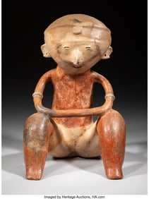 70011&colon; A Chinesco Seated Figure  Nayarit&comma; West Mexico&comma; 