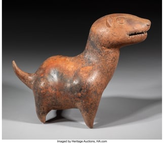70017&colon; A Colima Weasel  West Mexico&comma; c&period; 250 BC - 250 AD