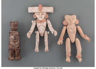 70039&colon; A Nazca Lime Container and Two Teotihuacan Artic