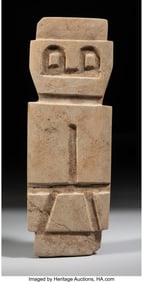 70046&colon; A Valdivia Stone Figure  Ecuador&comma; c&period; 2300-2000 B