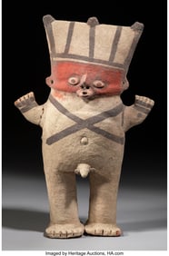 70052&colon; A Chancay Standing Male Figure&comma; cuchimilco  Peru