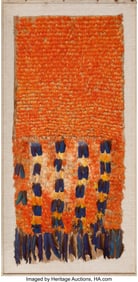 70076&colon; A Chimu Feathered Panel  Peru&comma; c&period; 1100-1400 AD  