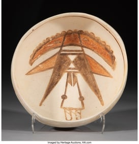 70111&colon; A Sikyatki Polychrome Bowl  c&period; 1400 - 1625 AD  P